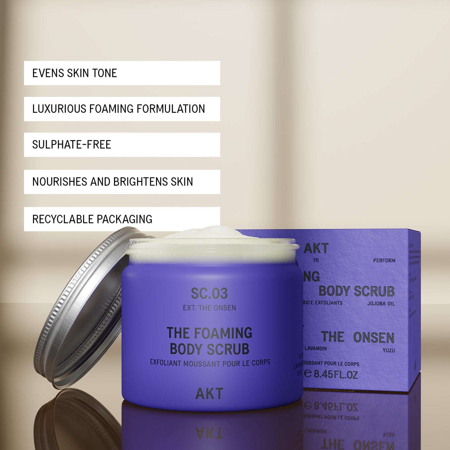AKT Foaming Body Scrub
