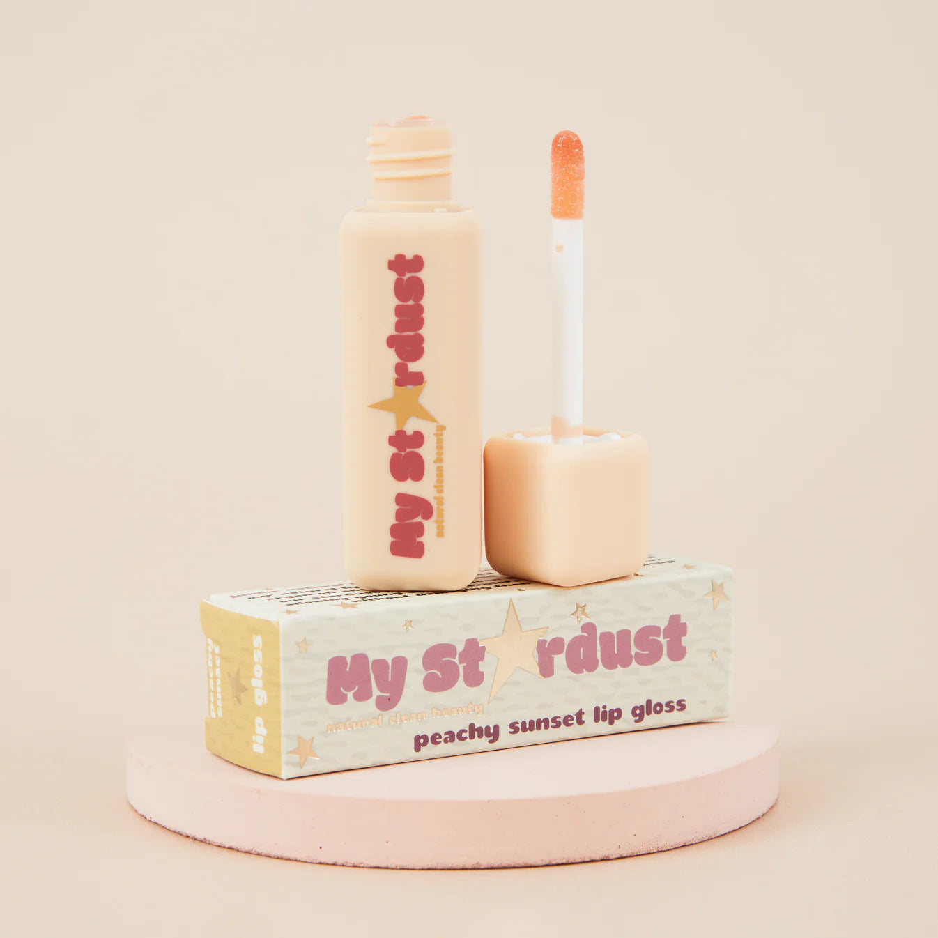 The Natural Play Make-up Company - My Stardust Peachy Sunset Lipgloss