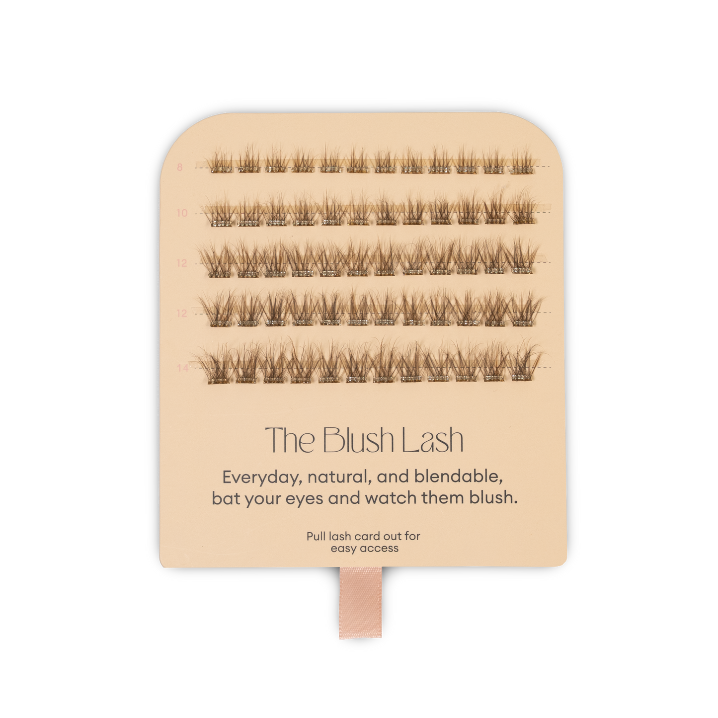 Silly George Pop-on lashes - Style Blush Brown