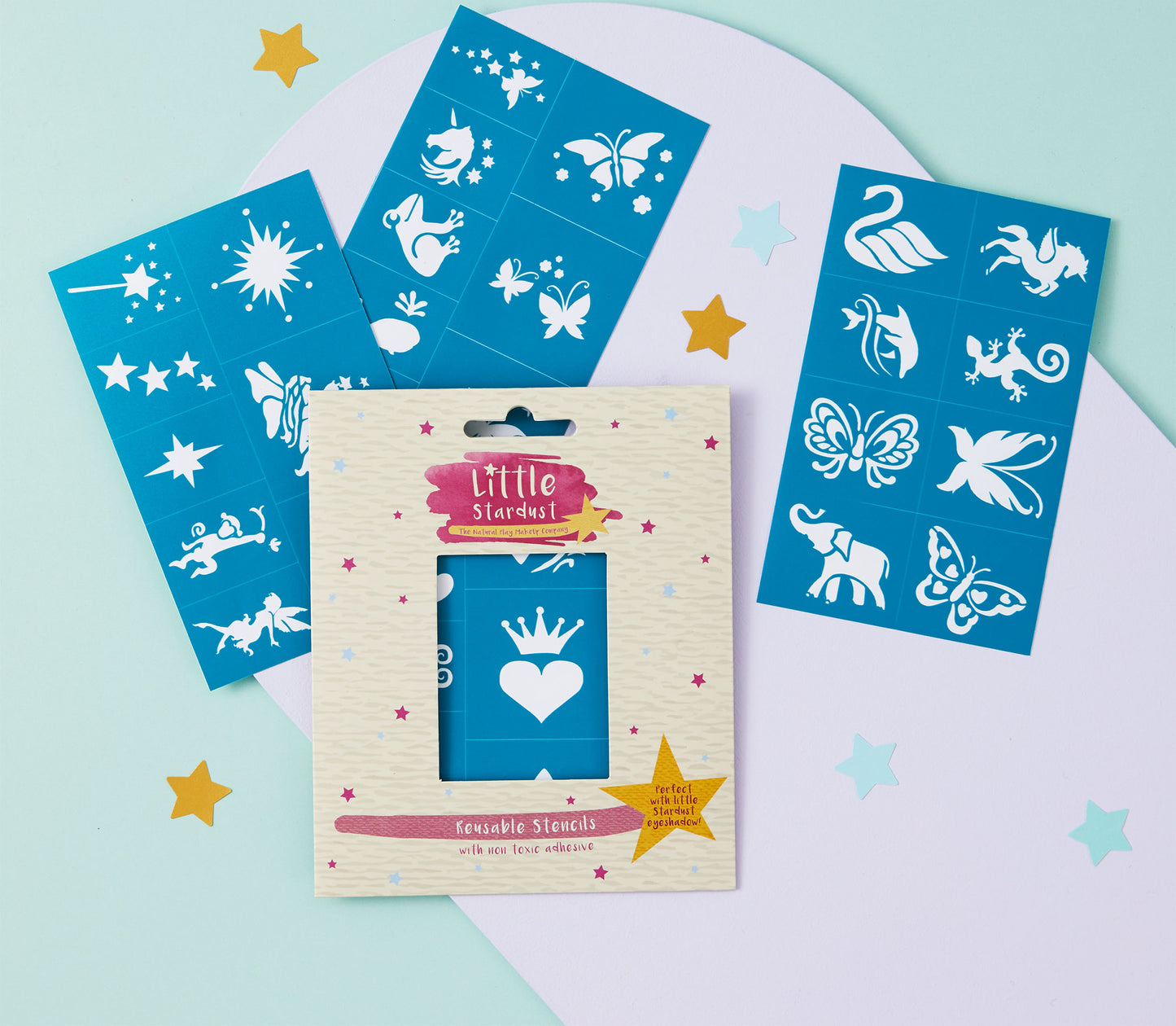 The Natural Play Make-up Company - Little Stardust Stencils