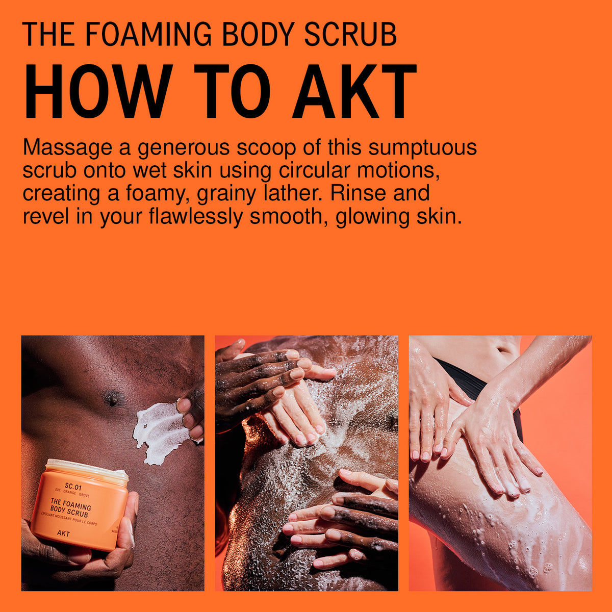 AKT Foaming Body Scrub