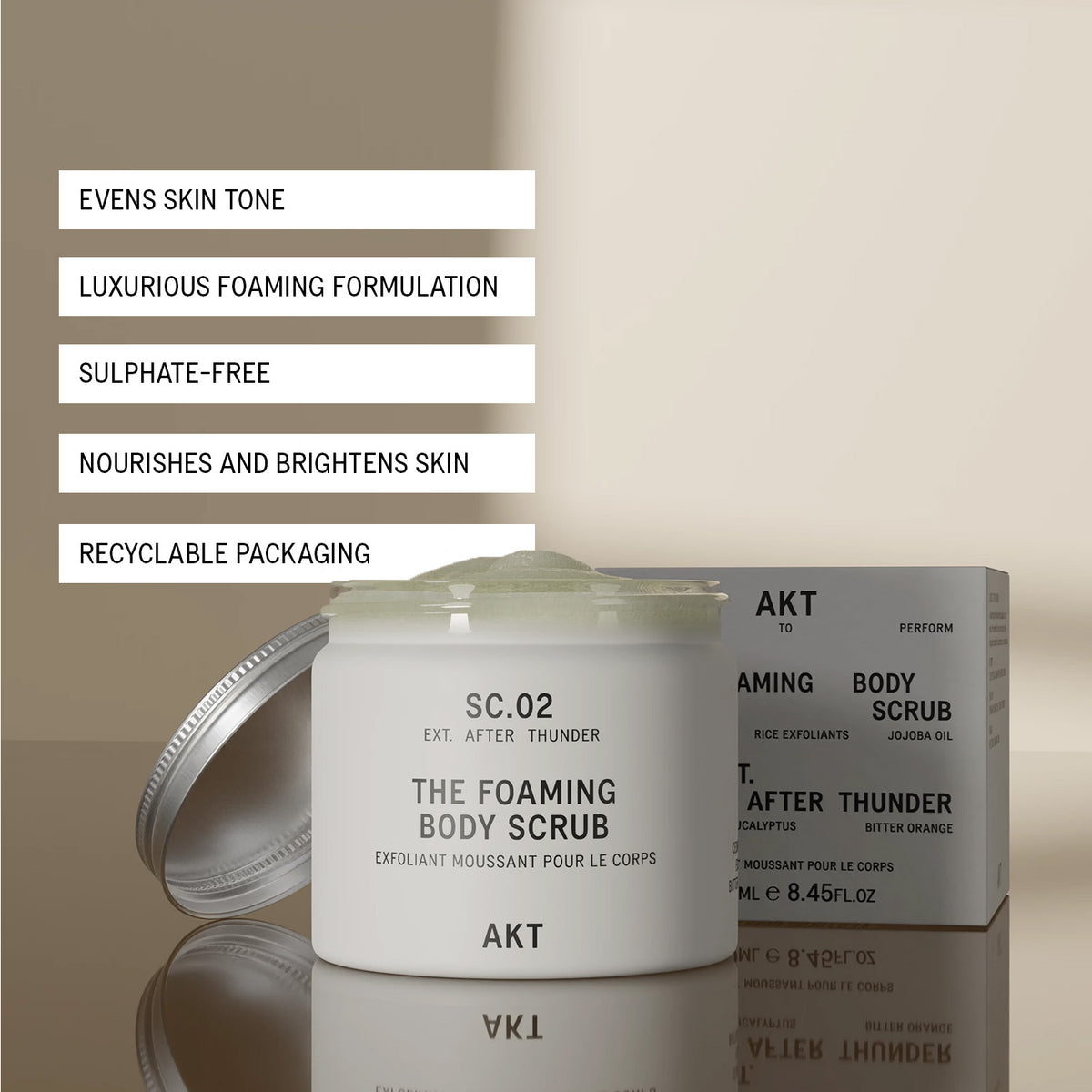 AKT Foaming Body Scrub