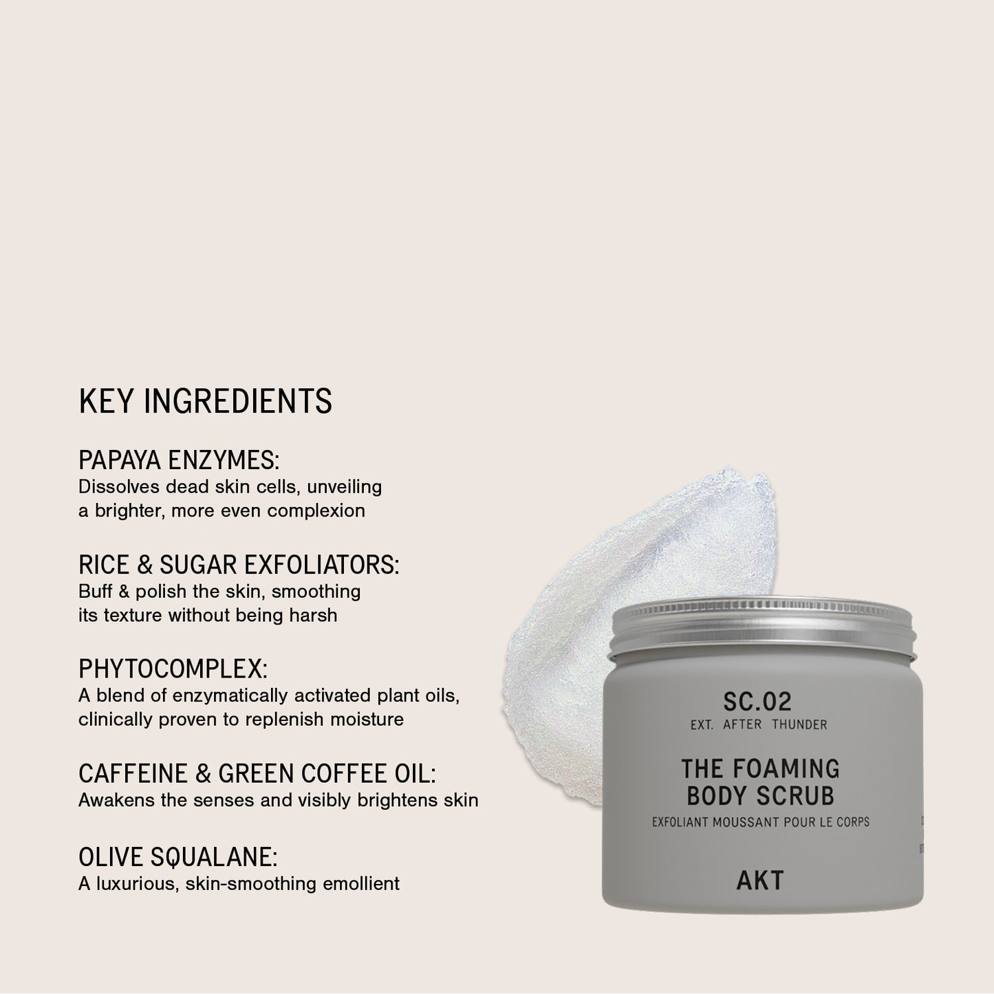 AKT Foaming Body Scrub