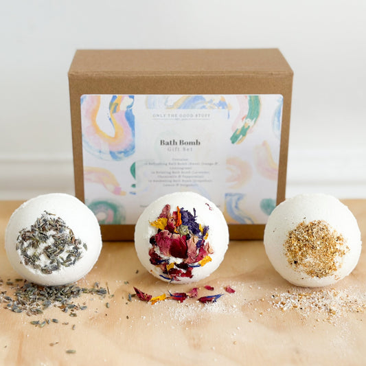 Only the good stuff - Bath bomb gift set